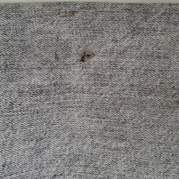 Agolde Nico highrise slim grey silver stretched button fly jeans size 23 - Picture 16 of 16